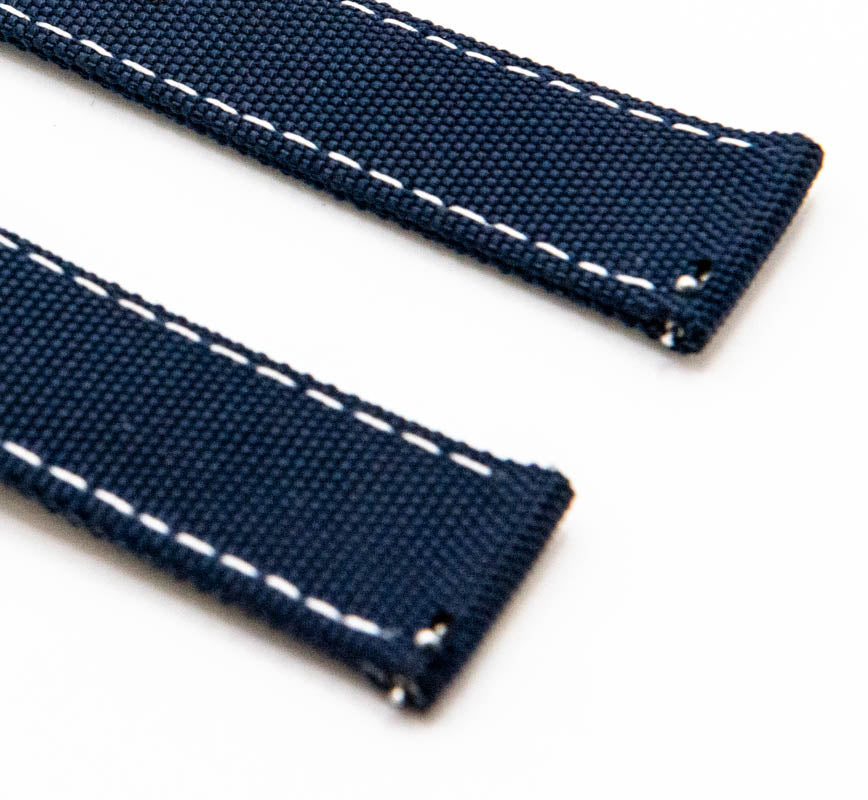 Sailcloth Watch Strap 18 mm, 19 mm, 20 mm, 21 mm, 22mm, 23mm, 24mm