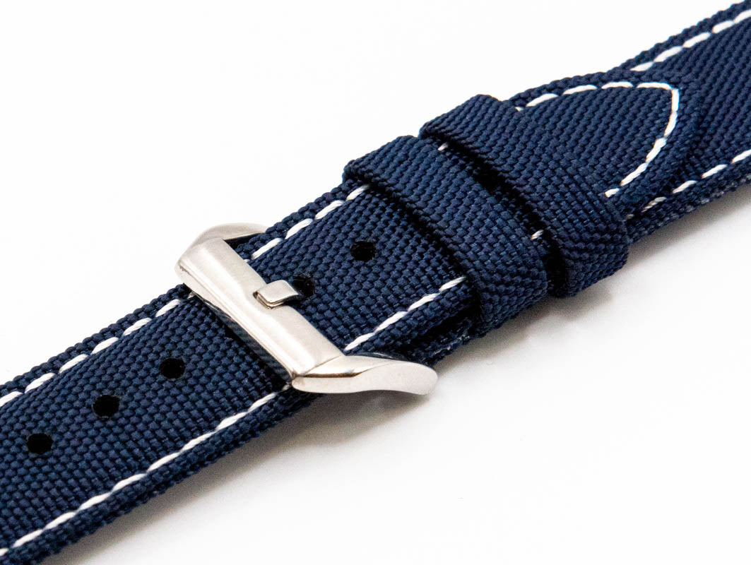 Sailcloth Watch Strap 18 mm, 19 mm, 20 mm, 21 mm, 22mm, 23mm, 24mm