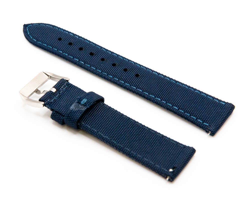 Sailcloth Watch Strap 18 mm, 19 mm, 20 mm, 21 mm, 22mm, 23mm, 24mm