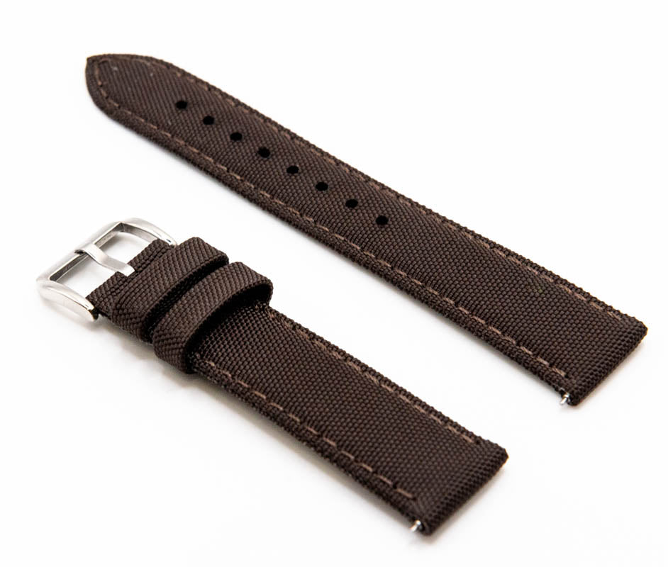 Sailcloth Watch Strap 18 mm, 19 mm, 20 mm, 21 mm, 22mm, 23mm, 24mm