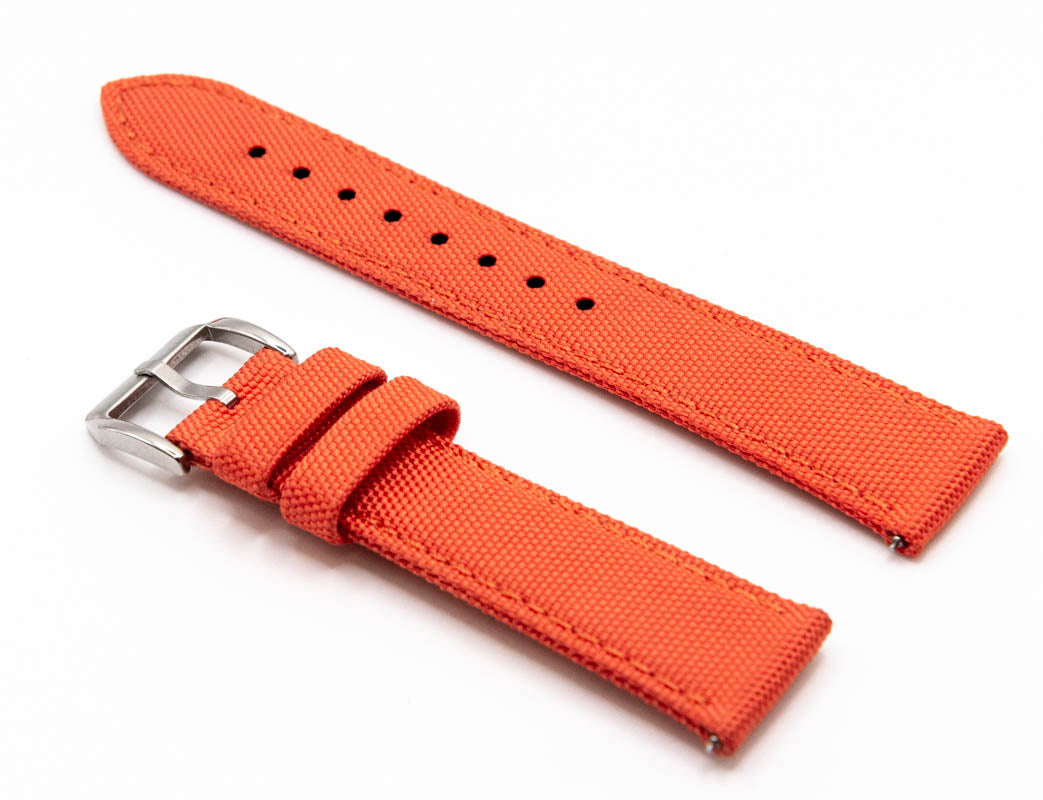 Sailcloth Watch Strap 18 mm, 19 mm, 20 mm, 21 mm, 22mm, 23mm, 24mm