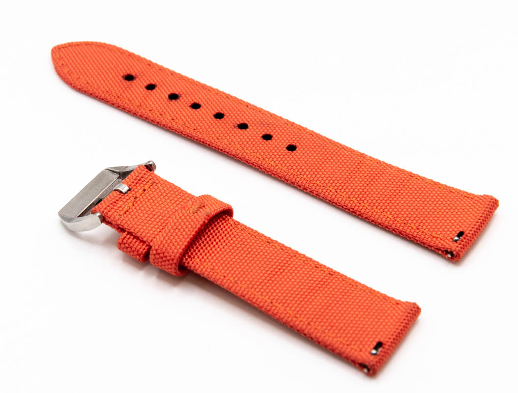 Sailcloth Watch Strap 18 mm, 19 mm, 20 mm, 21 mm, 22mm, 23mm, 24mm