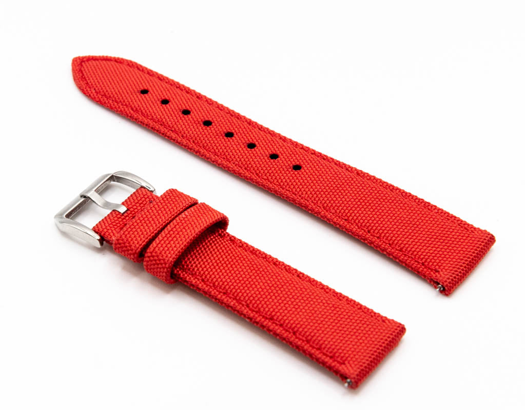 Sailcloth Watch Strap 18 mm, 19 mm, 20 mm, 21 mm, 22mm, 23mm, 24mm
