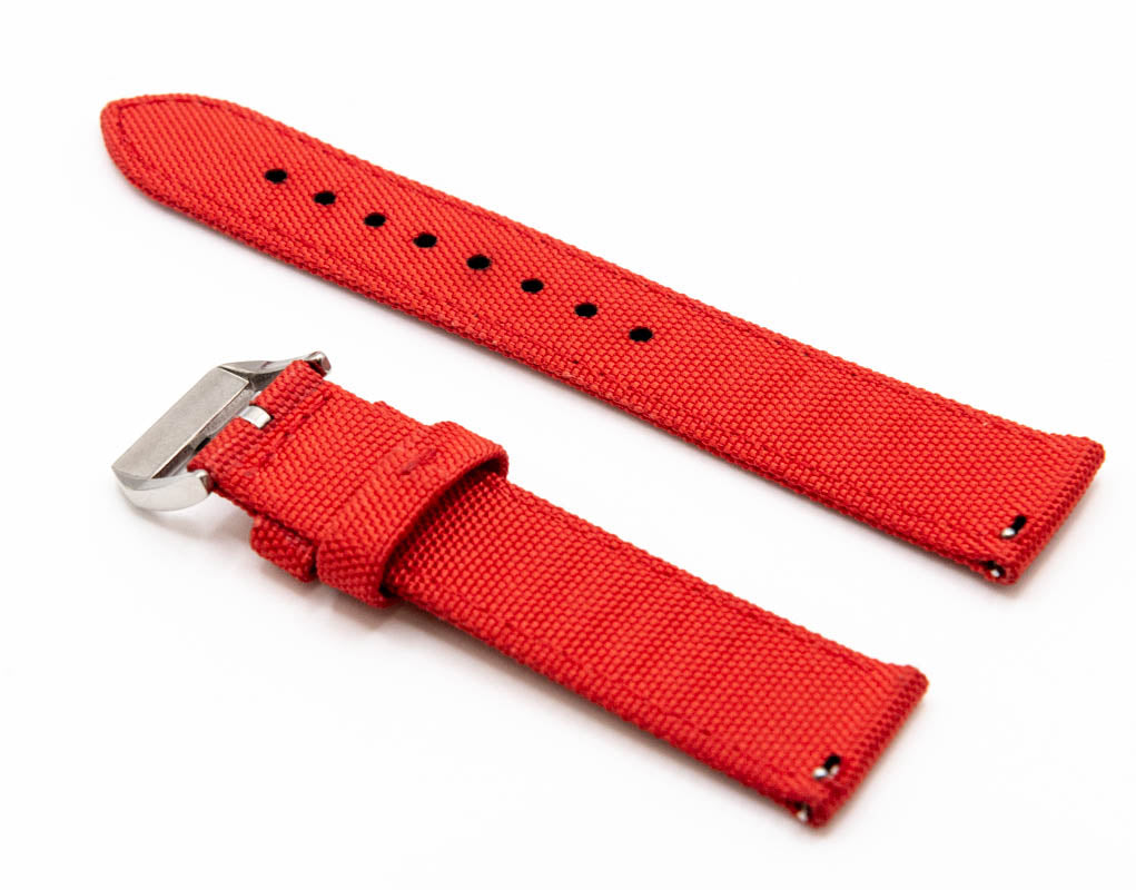 Sailcloth Watch Strap 18 mm, 19 mm, 20 mm, 21 mm, 22mm, 23mm, 24mm