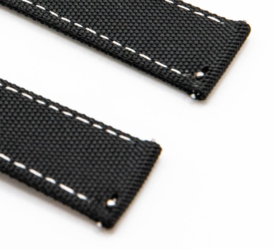 Sailcloth Watch Strap 18 mm, 19 mm, 20 mm, 21 mm, 22mm, 23mm, 24mm