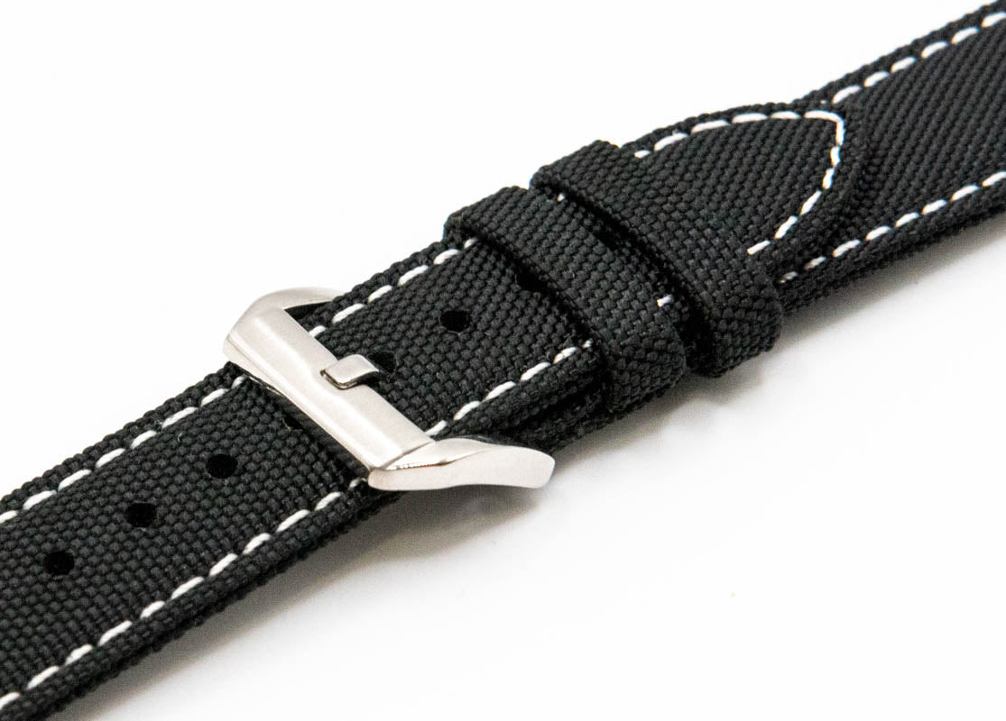 Sailcloth Watch Strap 18 mm, 19 mm, 20 mm, 21 mm, 22mm, 23mm, 24mm