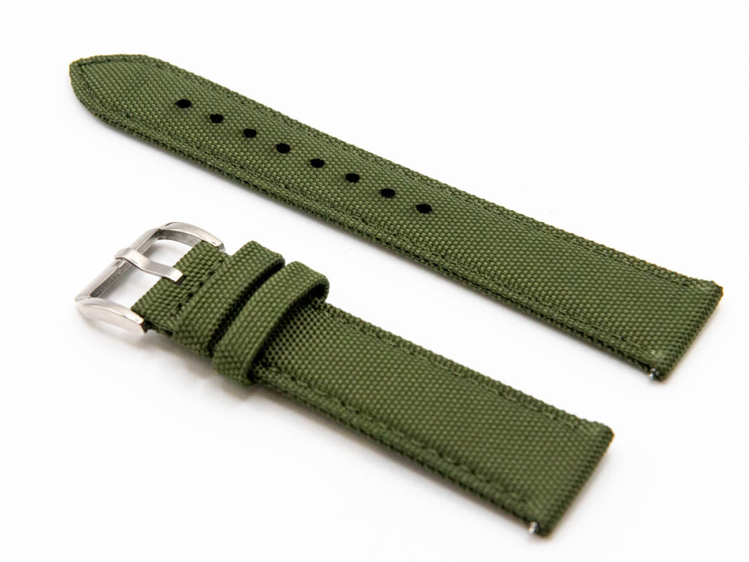 Sailcloth Watch Strap 18 mm, 19 mm, 20 mm, 21 mm, 22mm, 23mm, 24mm