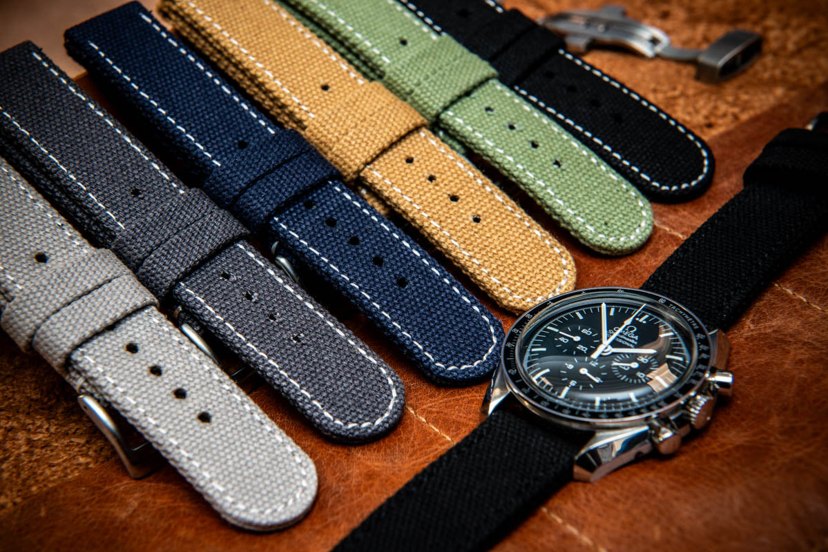 Heritage Washed Vintage Canvas Watch strap