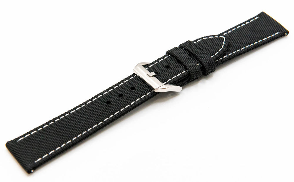 Sailcloth Watch Strap 18 mm, 19 mm, 20 mm, 21 mm, 22mm, 23mm, 24mm