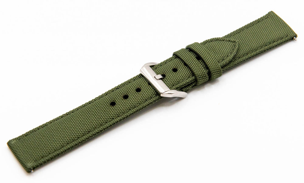 Sailcloth Watch Strap 18 mm, 19 mm, 20 mm, 21 mm, 22mm, 23mm, 24mm