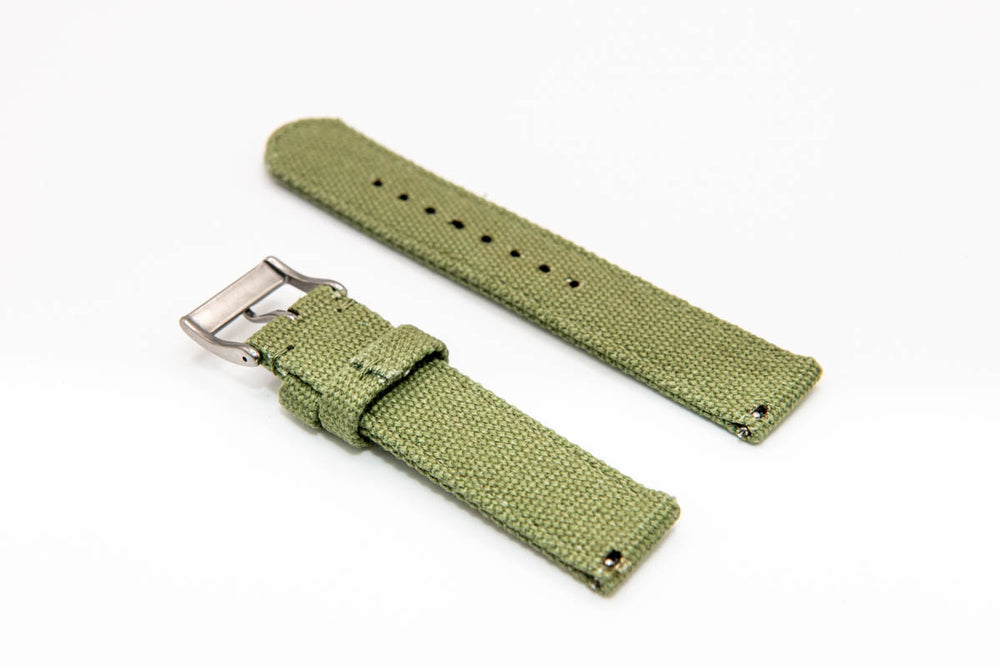 
                  
                    Heritage Washed Vintage Canvas Watch strap
                  
                